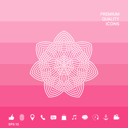 Geometric arabic pattern. Logo. Element for your designのイラスト素材