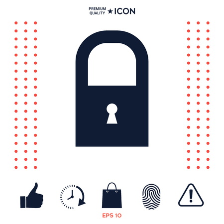 Lock icon symbolのイラスト素材
