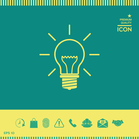 Light bulb - new ideasの写真素材