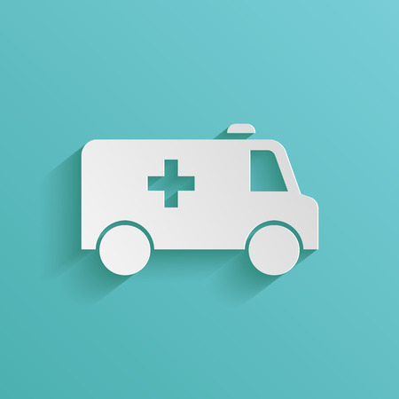 Ambulance symbol icon. Element for your designの写真素材