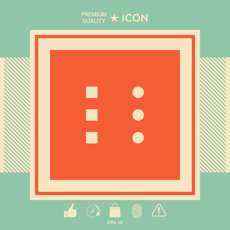 Menu icon for mobile apps and websitesの写真素材