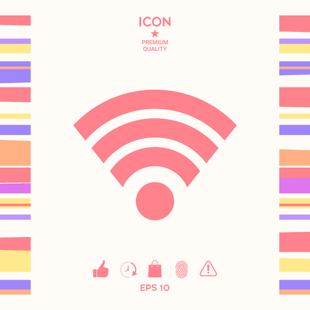Internet connection icon . Signs and symbols - graphic elements for your designのイラスト素材