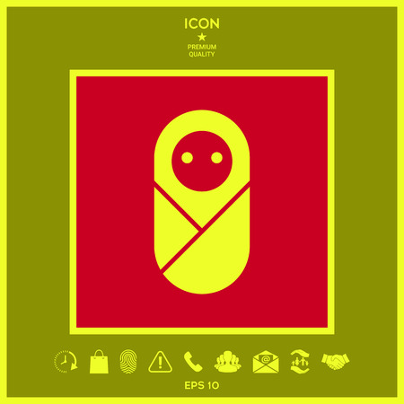 Infant, neonate, newborn iconの写真素材