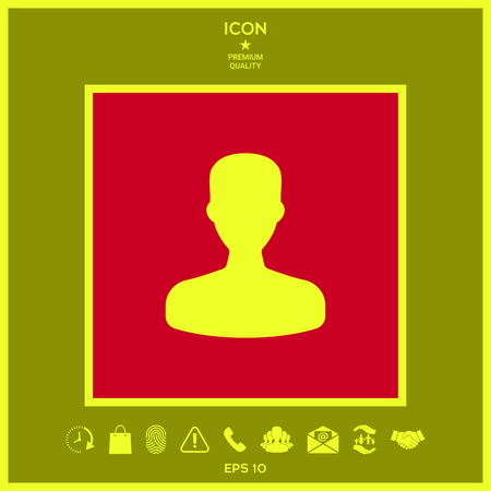 Profile, User icon.の写真素材