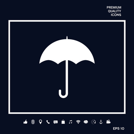 Umbrella icon symbolの写真素材
