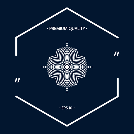 Geometric oriental pattern.のイラスト素材