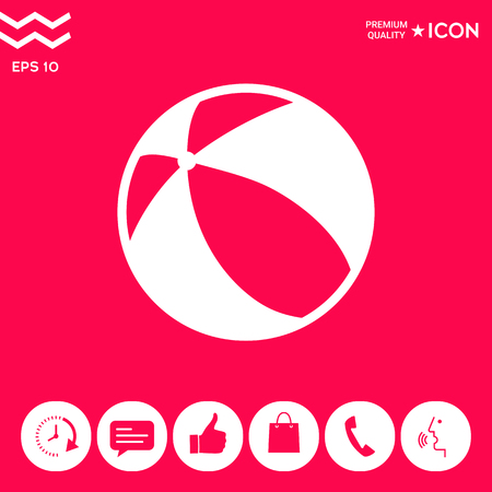 Children toy, bouncy ball - iconのイラスト素材