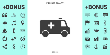 Ambulance symbol iconの写真素材
