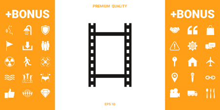 Camera Roll, photographic film, camera film icon. Element for your design . Signs and symbols - graphic elements for your designのイラスト素材