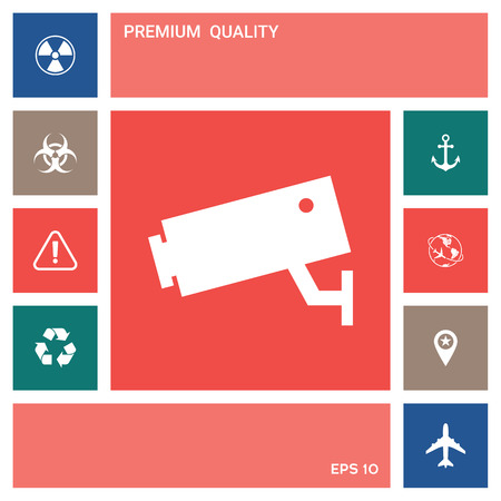 Security Camera icon . Elements for your designの写真素材