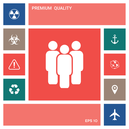 Team symbol, icon . Elements for your designのイラスト素材