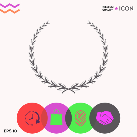 Laurel wreath - symbolのイラスト素材
