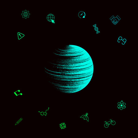 Earth symbol logo
