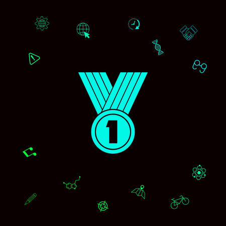 Medal Icon  symbol . Graphic elements for your designtのイラスト素材