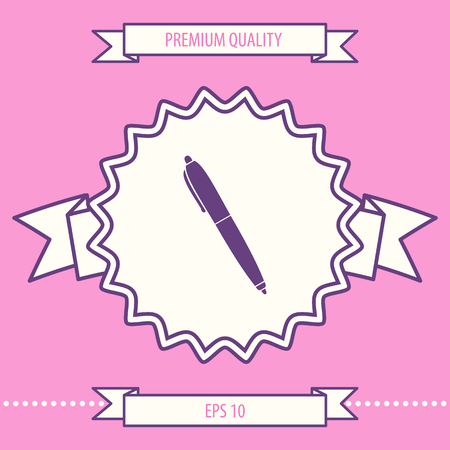 Pen symbol iconのイラスト素材