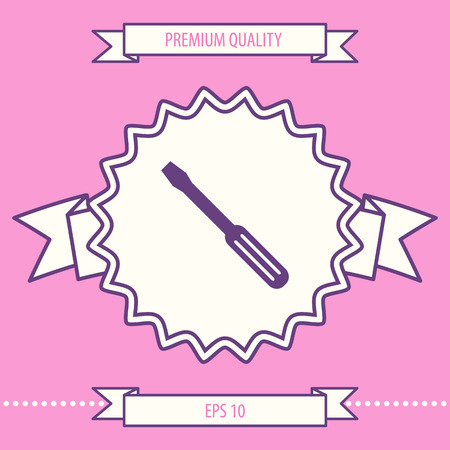 Screwdriver symbol iconのイラスト素材