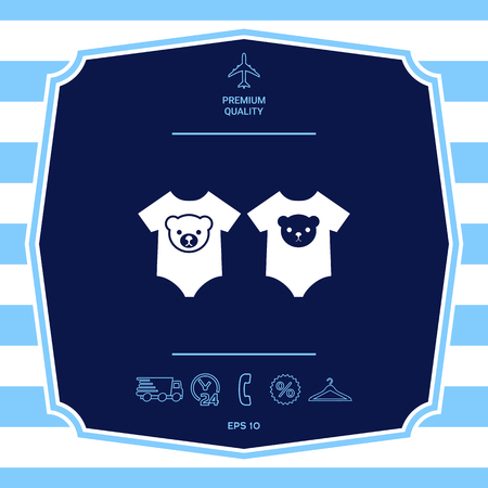 Baby rompers icon. Element for your designのイラスト素材