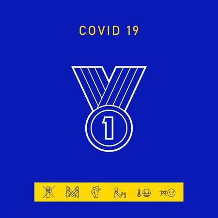 Medal line Icon , elements for your designのイラスト素材