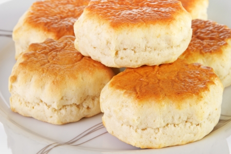 Several Scones on a plateの写真素材