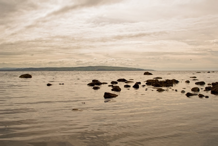 Sunset in Troon, Ayrshire, Scotlandの写真素材