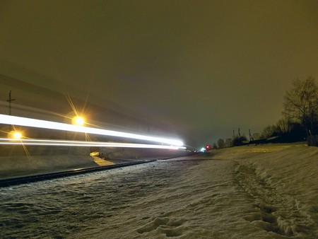 arrival of the trainの写真素材