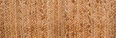 Straw mat texture. Wicker strawcloth. Abstract background, pattern for design. Banner with free...