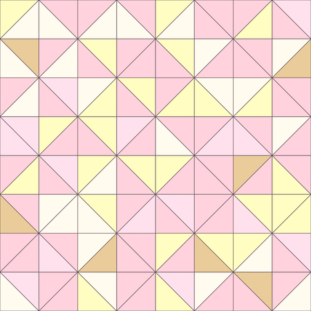 Vector colorful geometric seamless pattern. Mosaic texture concept. 007のイラスト素材