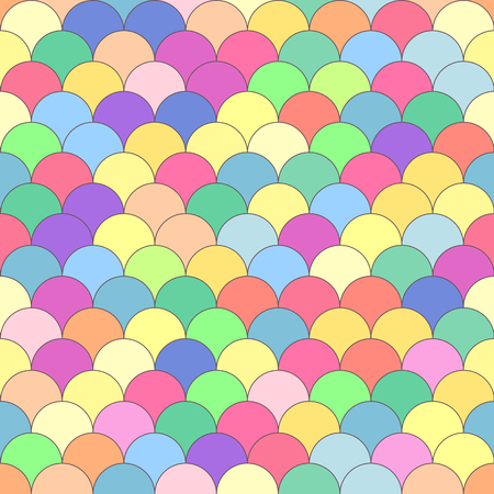 Vector colorful geometric seamless pattern. Mosaic texture concept. 021のイラスト素材