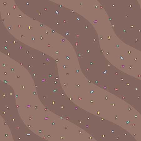 Vector sweet seamless pattern. Colorful cute texture concept. 024のイラスト素材