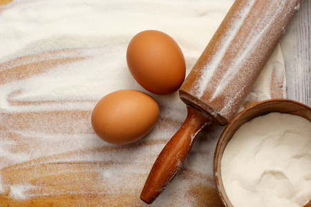 Cooking concept  Ingredients and kitchen toolsの写真素材
