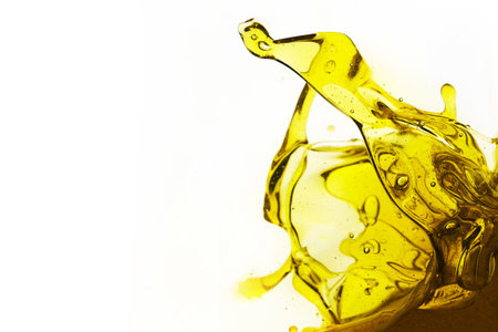 Oil Wave on a white background