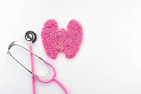 World Tyroid day concept. Healthcare background for poster, banner.の写真素材
