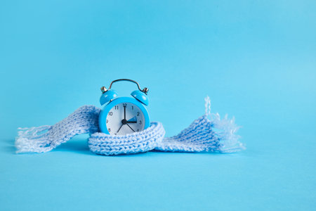 Clock changing from summer to winter time.