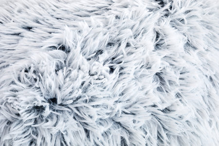 Light blue pastel artificial fur texture background