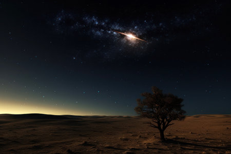 The star shines over the manger of Christmas of Jesus Christ.の素材