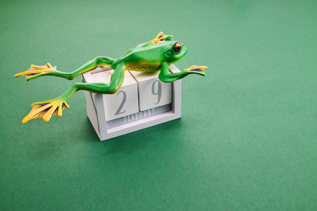 Leap day. Concept for date 29 month February
