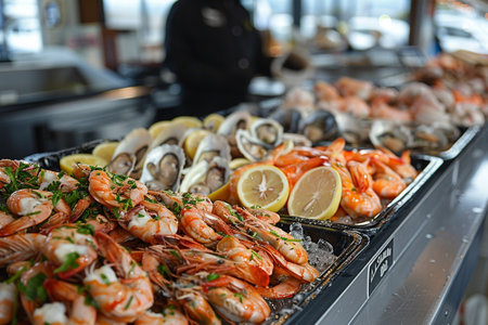 Seafood Buffet Displayの素材