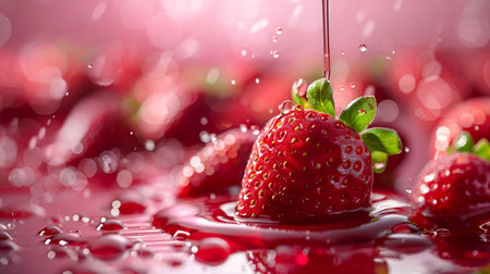 Juicy Strawberry Splashの素材