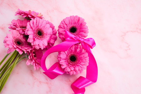 Eight March. Womans day. Pink Floral Eleganceの写真素材