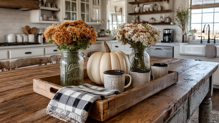 Rustic Autumn Kitchen Decorの素材