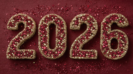 Glittery 2026 Celebrationの素材