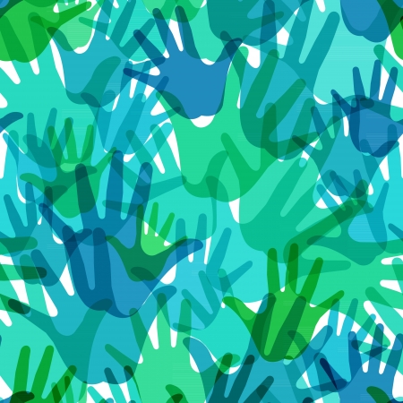 seamless pattern of the palmsのイラスト素材