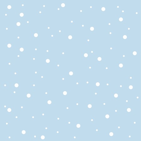 Vector seamless background with snowflakes flying roundのイラスト素材