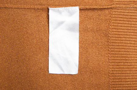 clothes with label tag