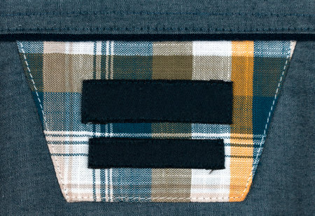clothes with label tag