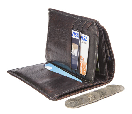 Wallet isolatedのeditorial素材
