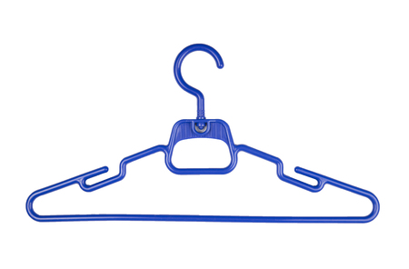 clothe hanger isolatedの写真素材