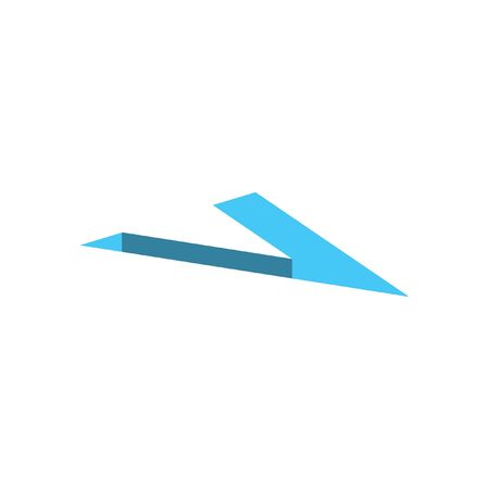 Simple 3 Dimension initial logo designのイラスト素材