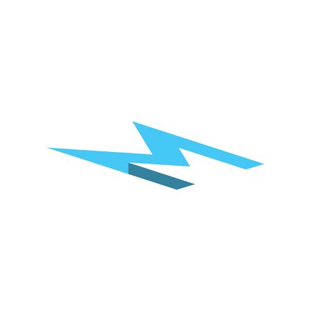 Simple 3 Dimension initial logo designのイラスト素材