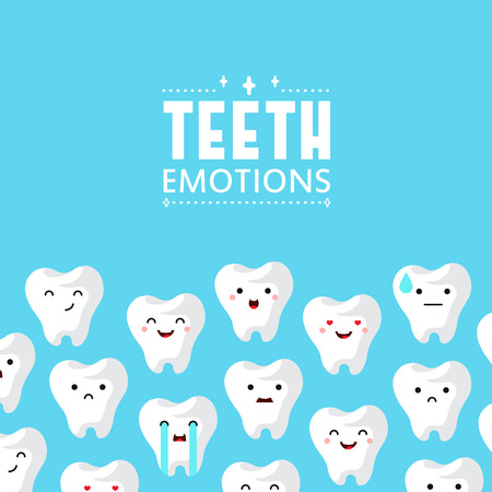 Dental clinic teeth background. Vector illustrationのイラスト素材